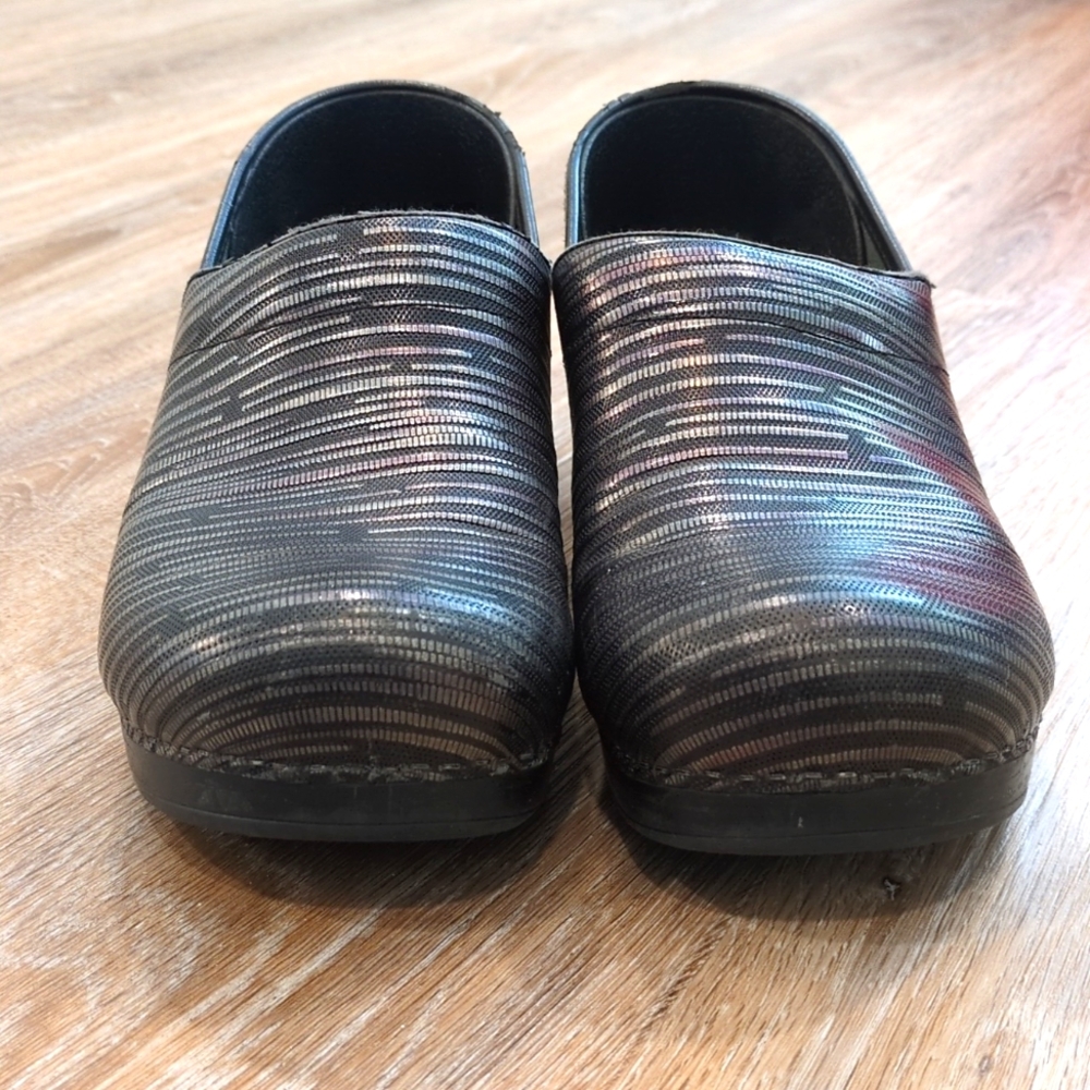 πβ€οΈπDansko Colorful Striped Women's Slip-On Clogs size 40 Euro (10 US)β€οΈππ - Picture 2 of 14